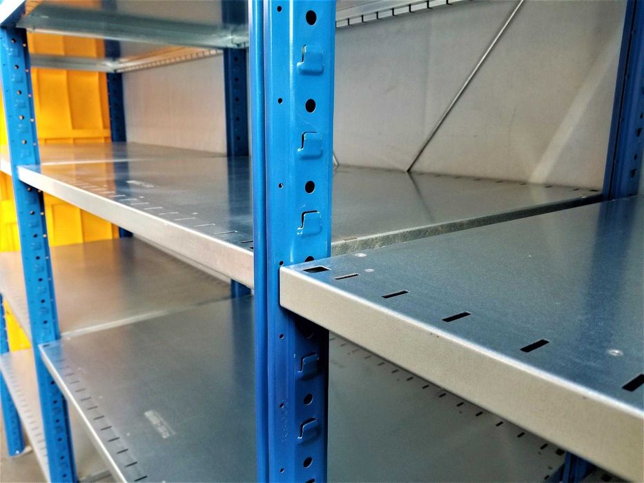 Regał Magazynowy Metalowy Półkowy Garażowy Warsztatowy 40x220x312/18p