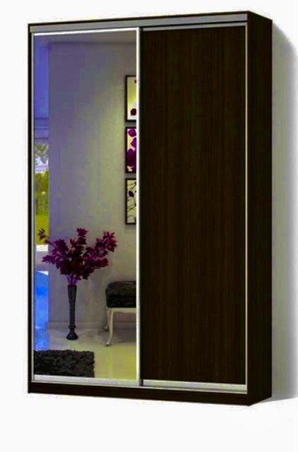 Шкаф-купе двухдверный с зеркалом б/у