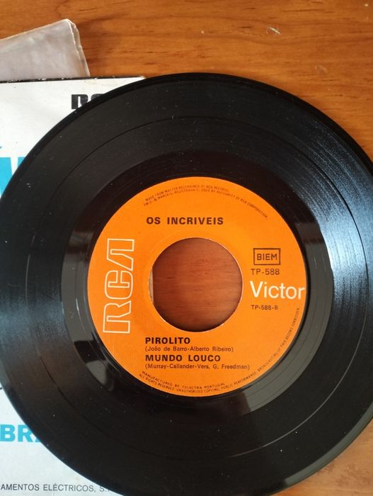 Disco de vinil single Os Incríveis