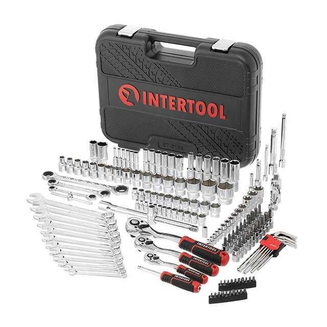 Набір інструментів 156ед., STORM INTERTOOL, набір автомобільний