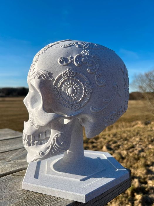 Підставка для шолома Череп 3D | Helmet Stand | Військовий / Мото