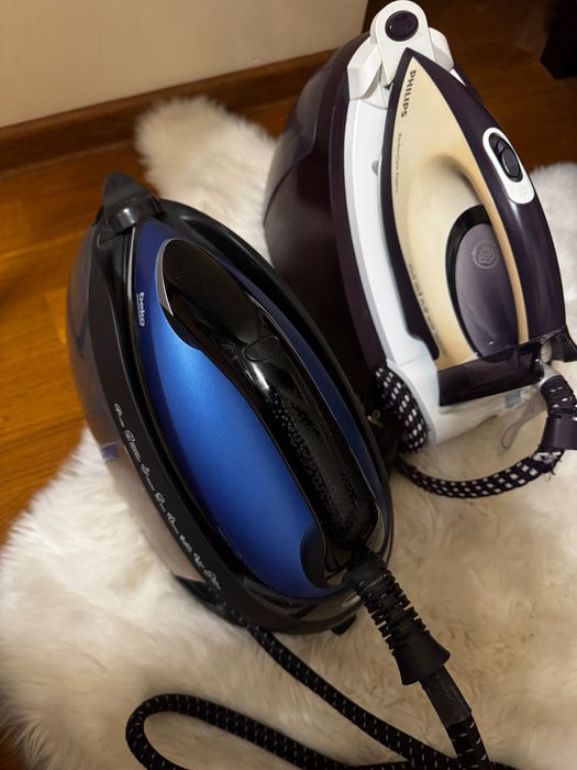 2 żelazka parowe na części. Philips i Beko