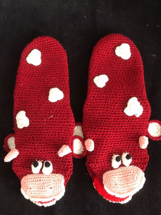 Вязаные носки, ручная работа