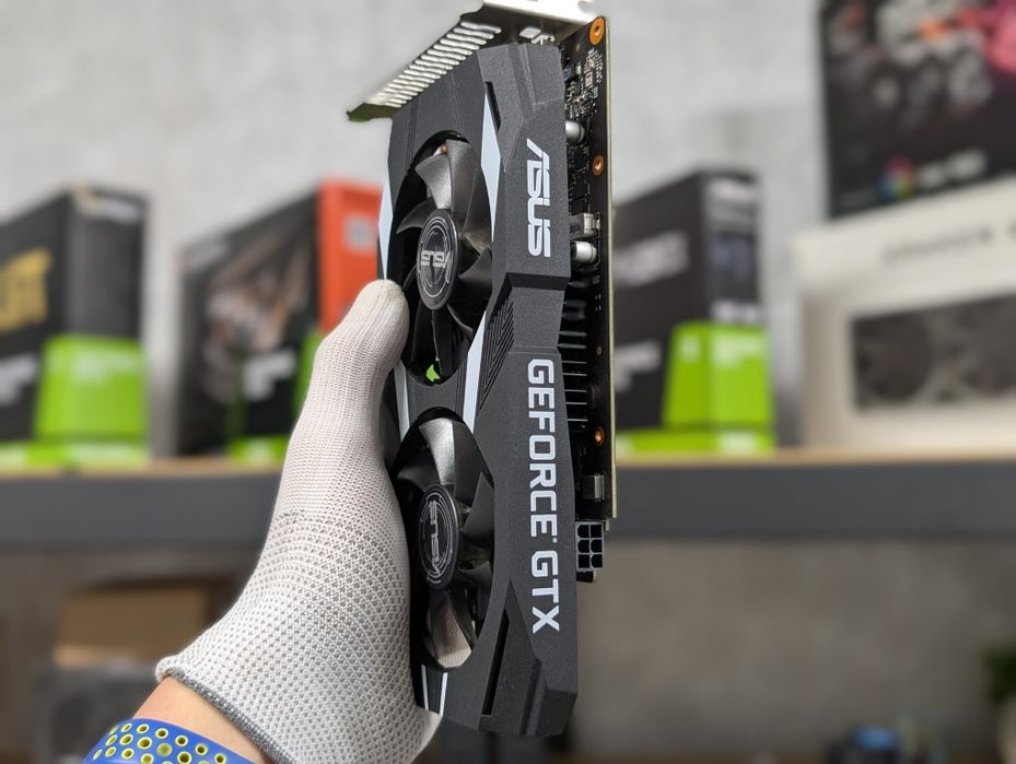 Відеокарта ASUS DUAL GTX 1650 4GB OC (GDDR6)  Гарантія | XPLAY