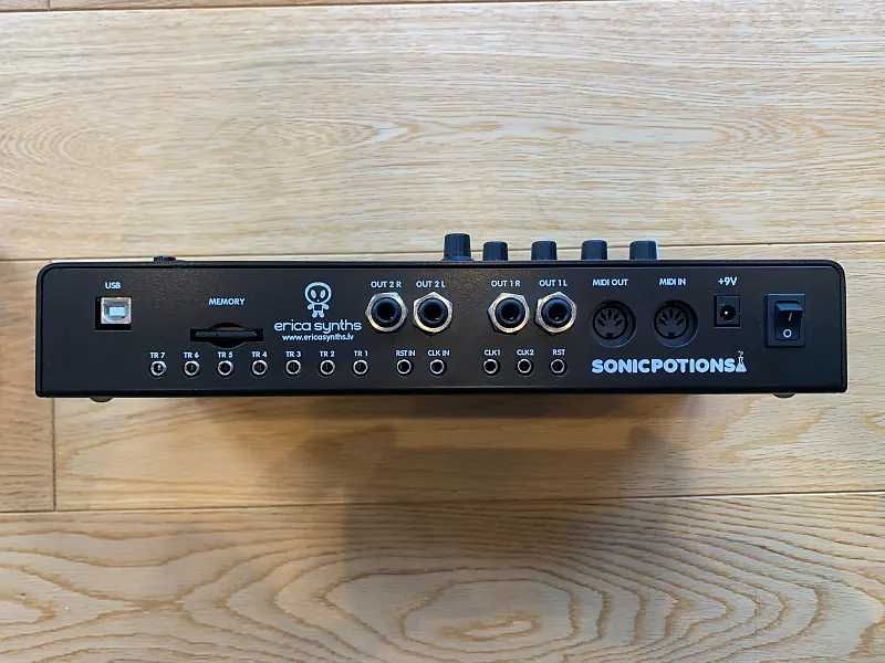 Sonic Potions Erica Synths LXR Drum Machine FM com Trigger Expander