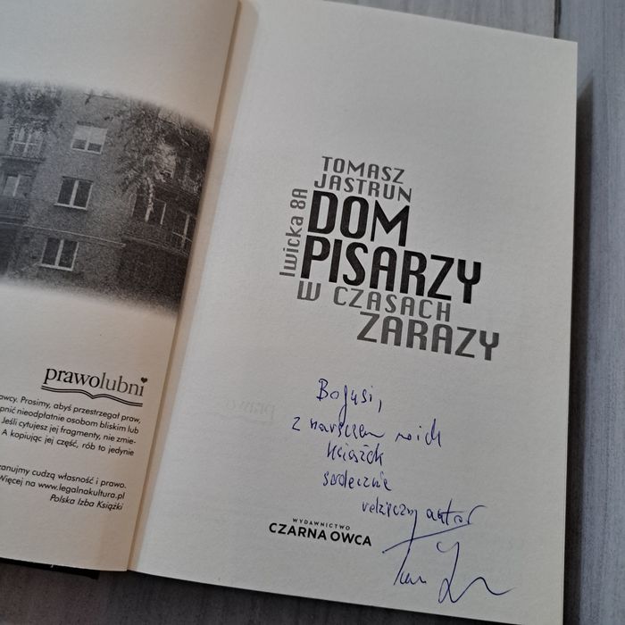 Książka Dom pisarzy w czasach zarazy Tomasz Jastrun
