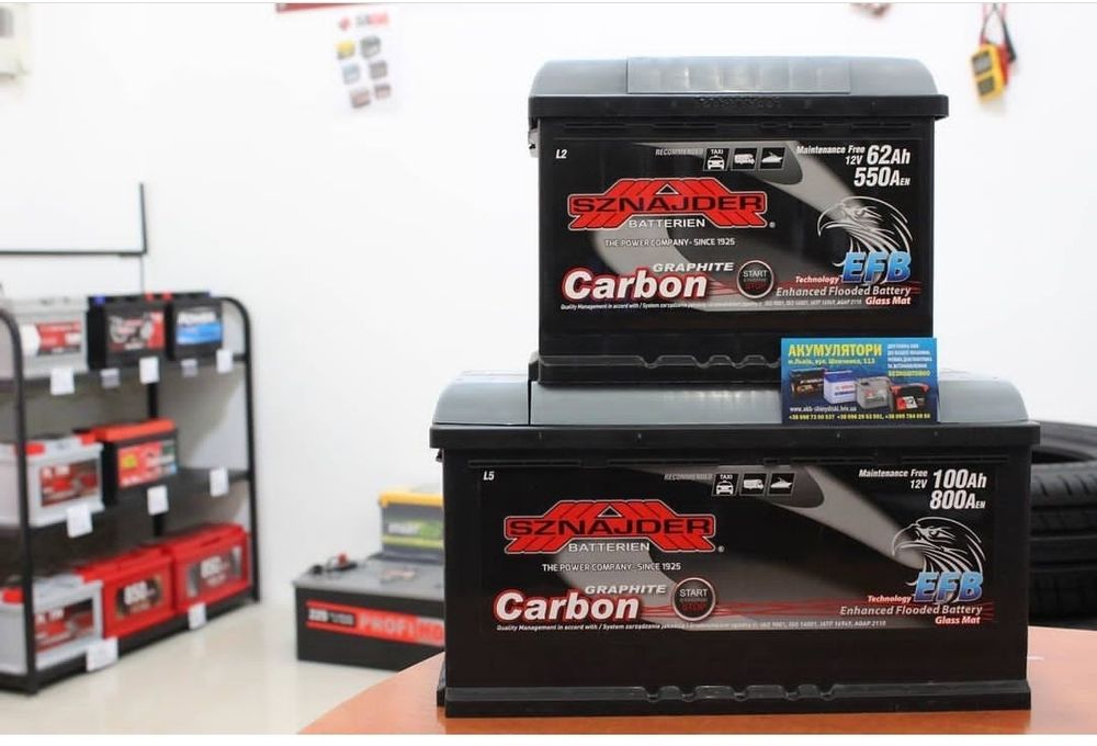 Акумулятор для старт стопу, АКБ Star stop, 50 60 75 85,100ампер