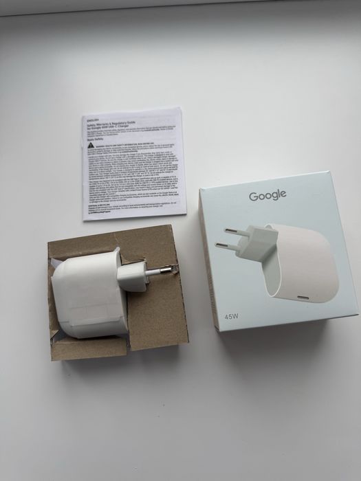 Оригінал Комплект Быстрая зарядка Google 45W Type-C + Кабель Туре-С