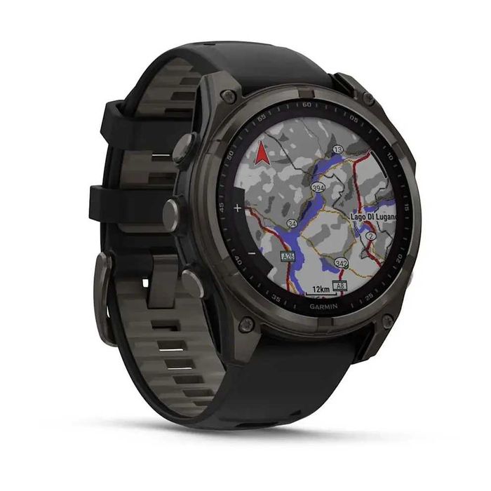 Garmin Fenix 8 47мм Sapphire Solar карбоновий титановий 010-02906-11