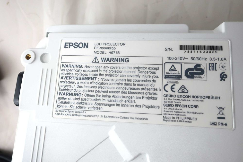 Projetor epson EB-E01