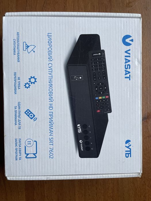 Продаю Супутниковий HD Приймач Viasat SRT 7602 - Готовий до перегляду