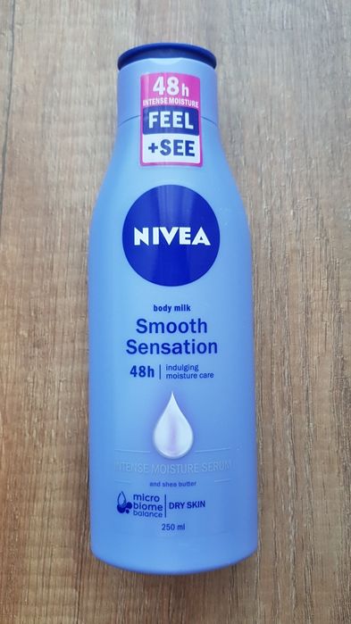 Nivea Smooth Sensation mleczko do ciała wygładzające 48h serum masło
