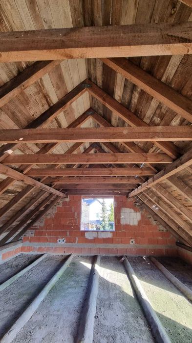 Dom 290 m² w stanie surowym otwartym z działką 4740 m²