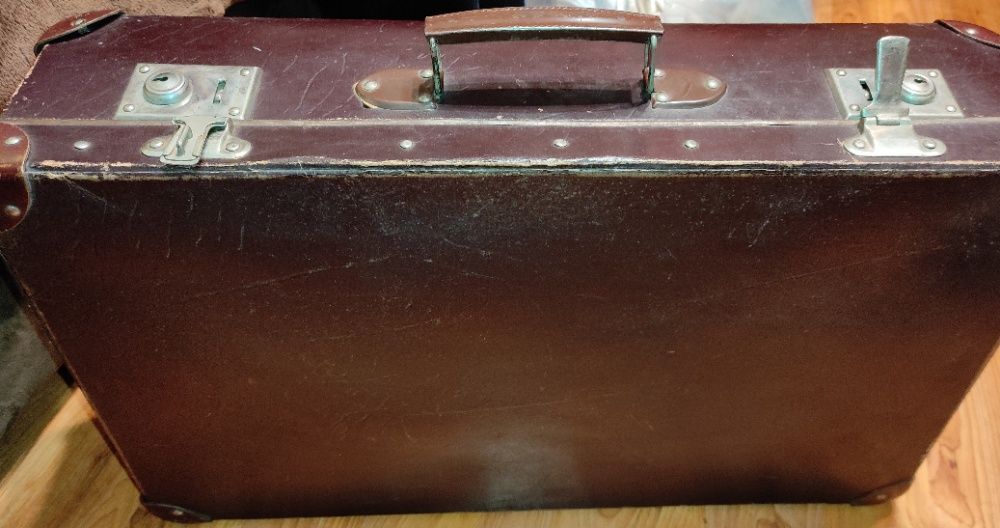 walizka PRL lata 60-te 65x39x17 cm