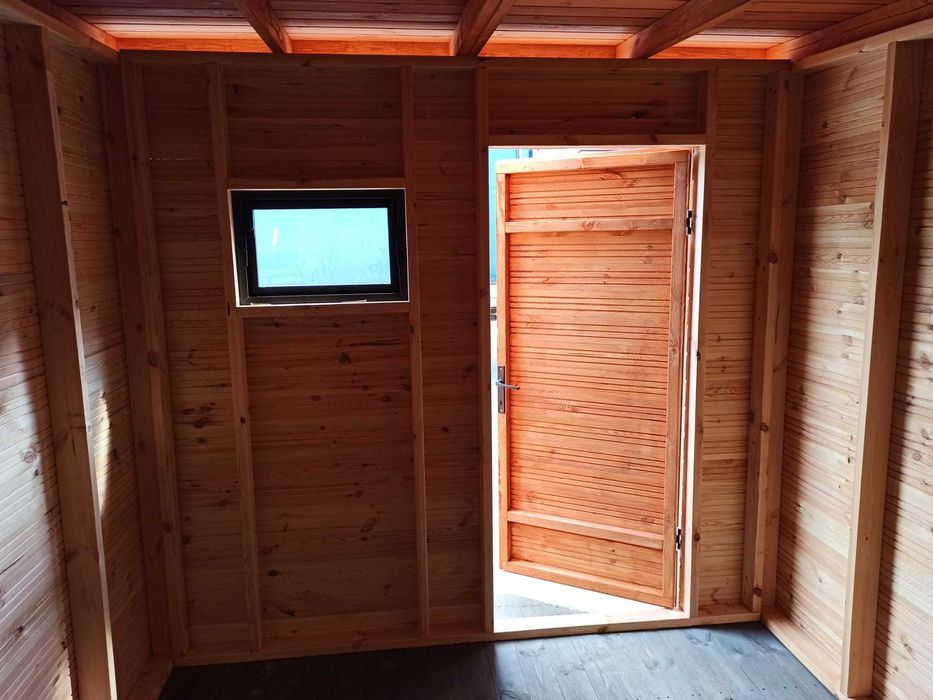 Domek narzędziowy ogrodowy drewniany "Mediolan" 6x3