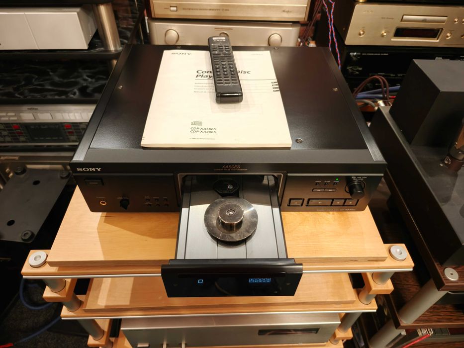 SONY CDP-XA50ES ! Audiofilski odtwarzacz CD ! Pilot instrukcja