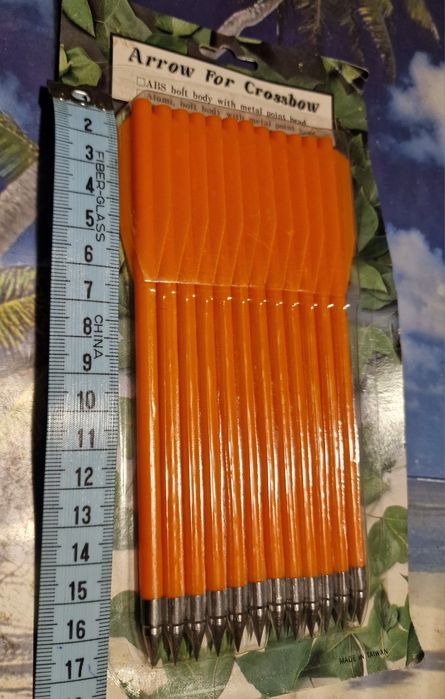 Pack 12 Setas Flechas para Besta Crossbow 50/80 Libras