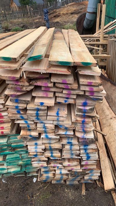 Некондиційна дошка обрізна та пиломатеріали