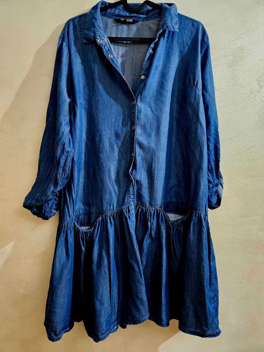 Sukienka ala tunika, rozm.38, jeans