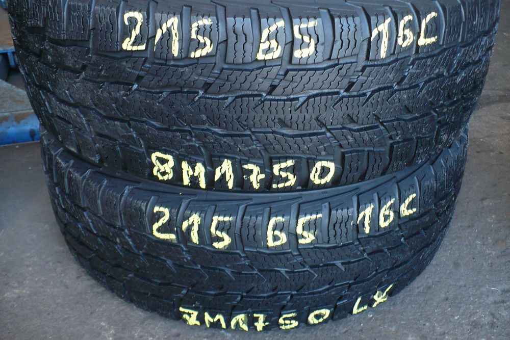 Opony Dostawcze Nokian 215/65R16C  8mm Zima 2 szt.