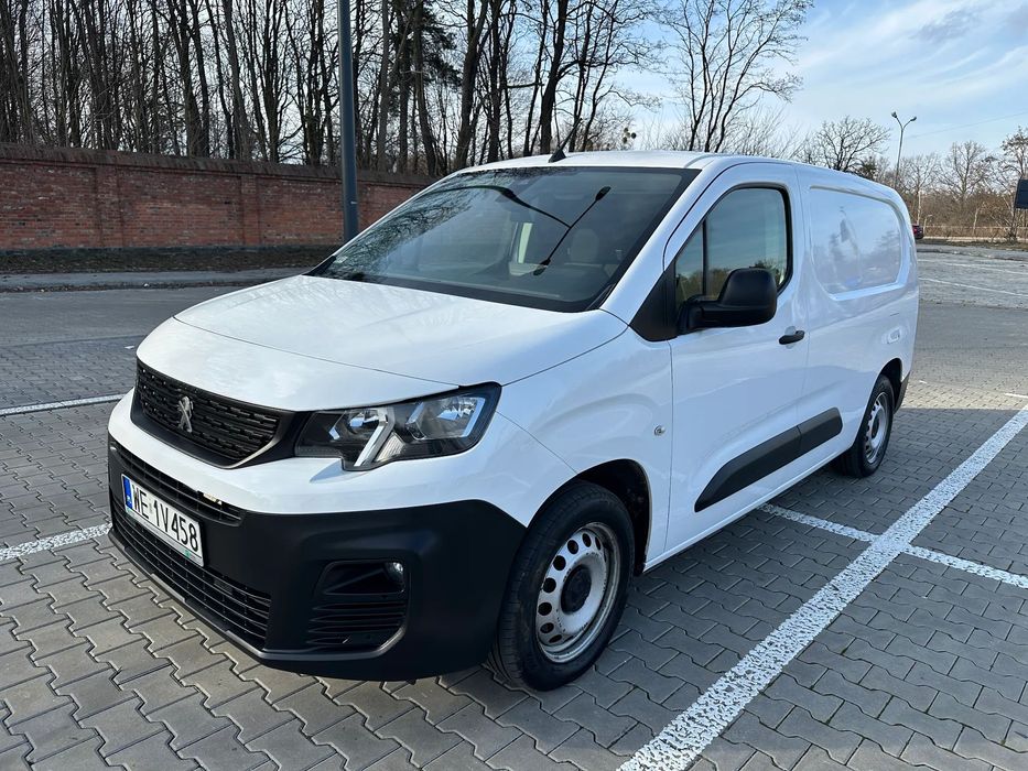 Peugeot PARTNER L2 LONG  L2 LONG 3-osobowy 1.5 BlueHDi 102KM Salon PL FV23% Cena Brutto 10/2020