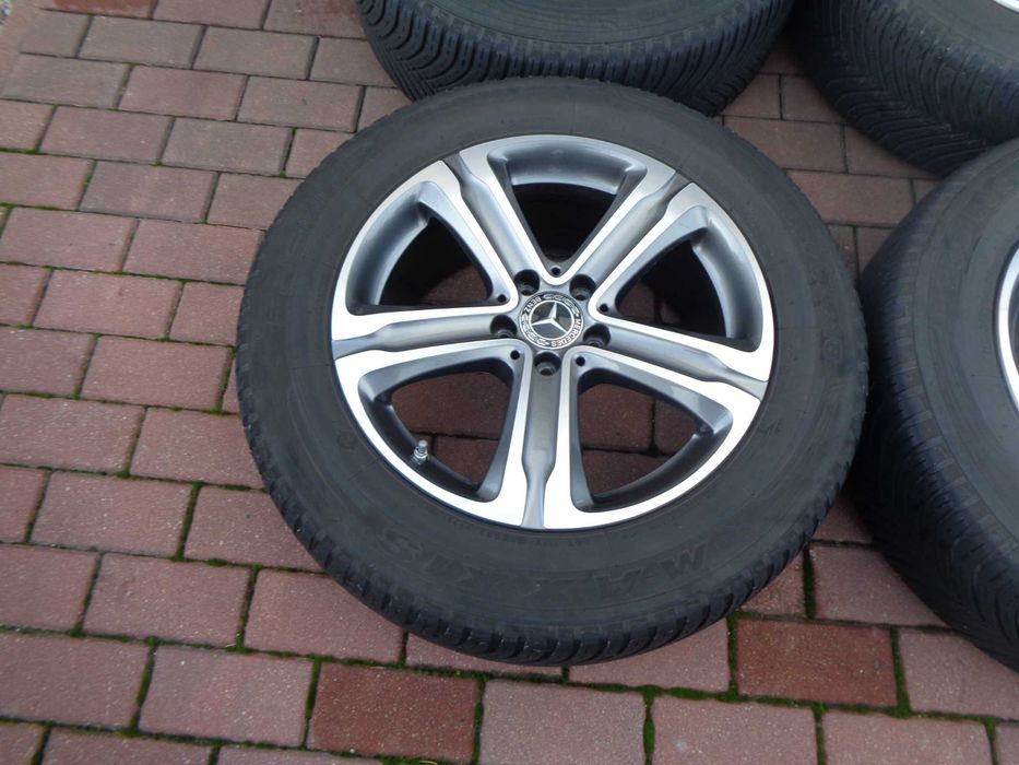 Alufelgi 18 Mercedes GLC X253 C253 z oponami wielosezonowymi ORG 5x112