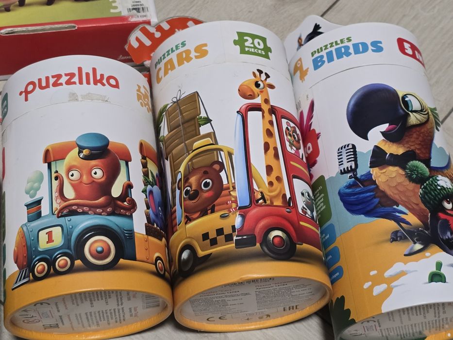 Пазли від бренду Puzzlika, все одним лотом.
