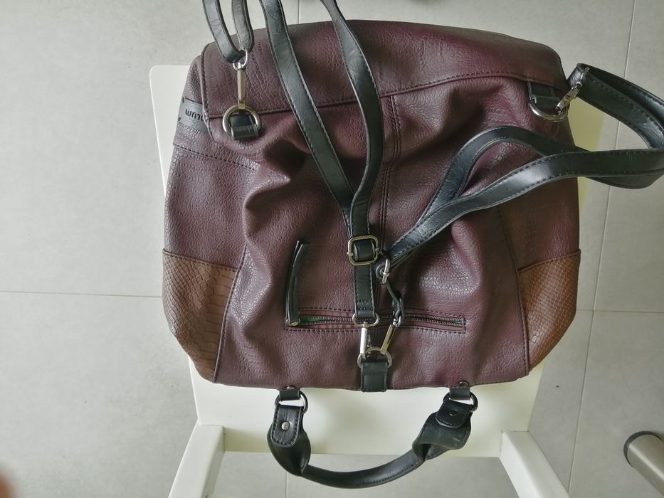 Mochila de senhora Volum, vários tons de castanho