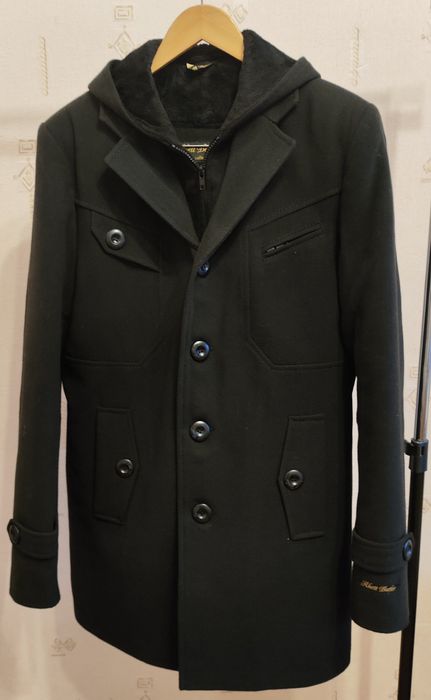 Кашемировая мужская  куртка - полупальто.