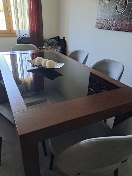 Mesa de refeições extensível