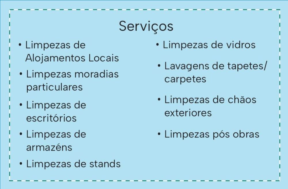 Serviços de limpezas