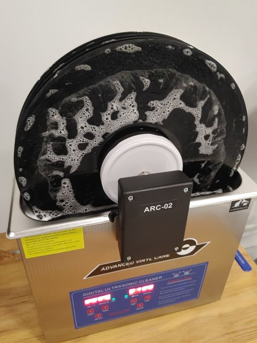 Plyty winylowe czyszczenie mycie ultradźwiękowo.