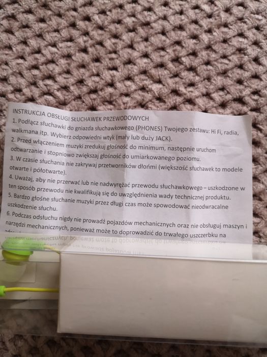 Sprzedam słuchawki.