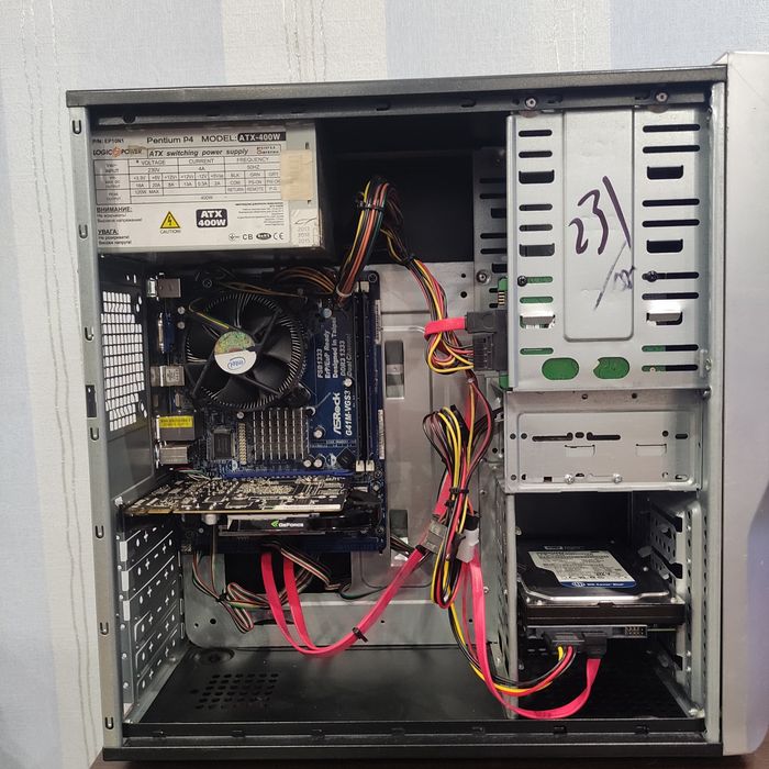 Системный блок ПК. 4 ядра Intel quad . ОЗУ 8 Гб. GTS 450