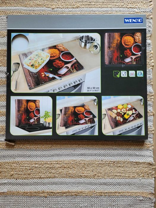 Szklana płyta ochronna do kuchni wenko