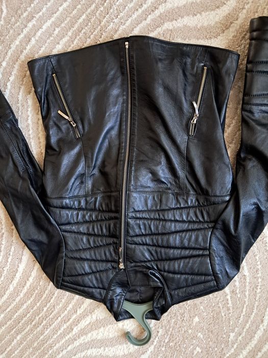 Шкіряна косуха-куртка розмір 42-44