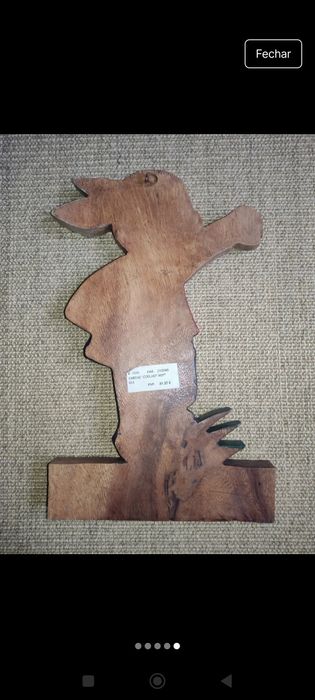 Cabide bengaleiro madeira da India