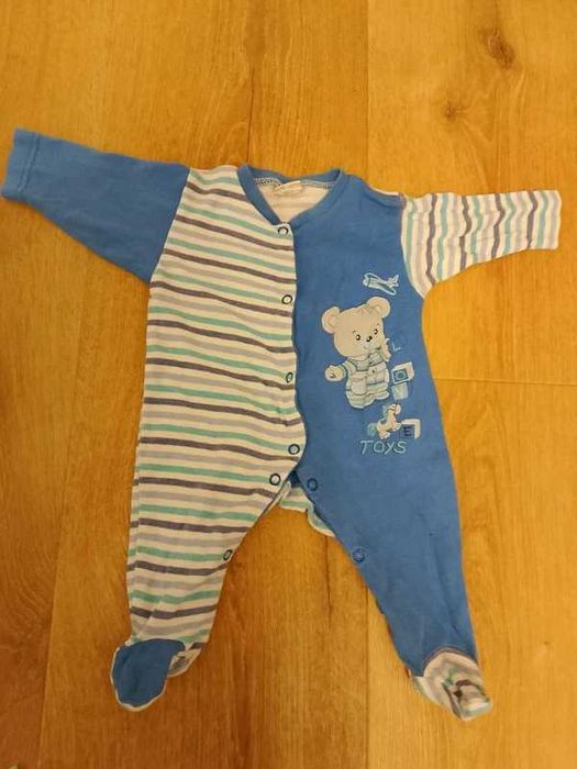 Wyprawka 3x pajace i 2x body na długi rękaw