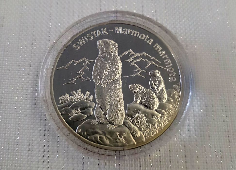 Srebrna moneta 20 zł ŚWISTAK
