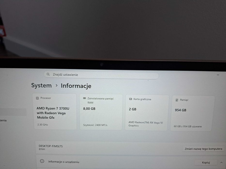 Laptop Lenovo IdeaPad S540-14API