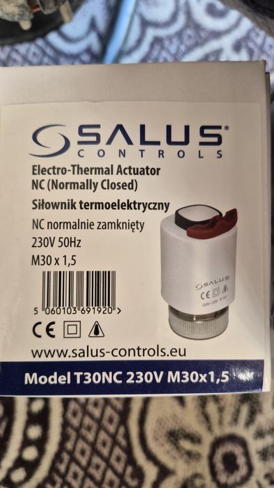 Сервопривід Salus T30NC230V