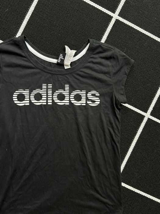 T-shirt damski adidas krótki rękaw xs czarny
