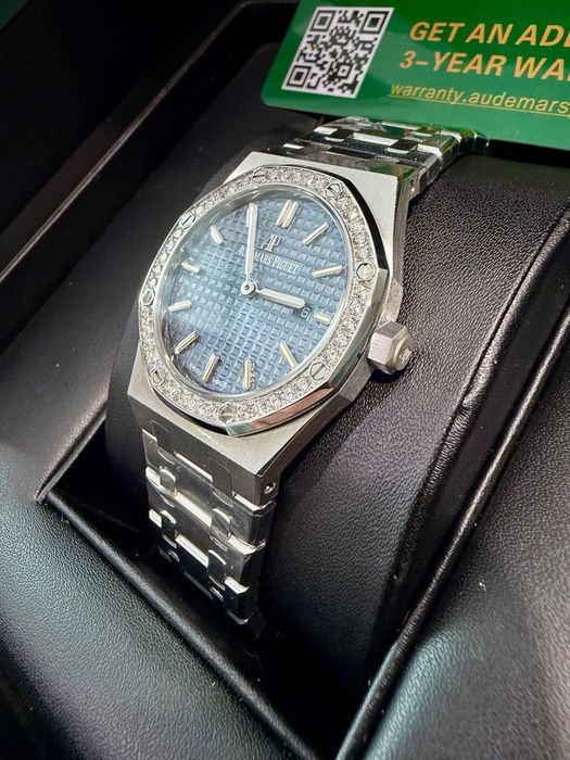 Часы в стиле Audemars Piguet ROYAL OAK 33mm c бриллиантами