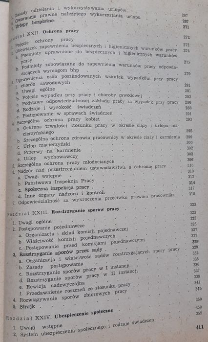 Książka "Prawo pracy PRL w zarysie" Salwa