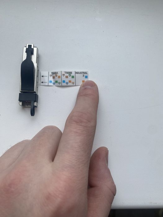 Модульний розʼєм IE-PS-RJ45- FH-BK WEIDMÜLLER