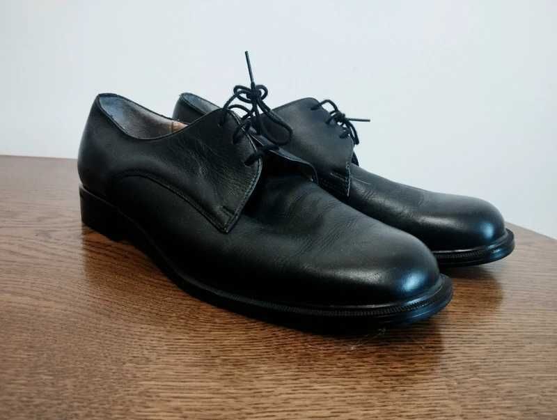Buty męskie skórzane wizytowe 43