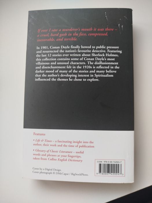 Livro Sherlock Holmes - The Case-Book of Sherlock Holmes