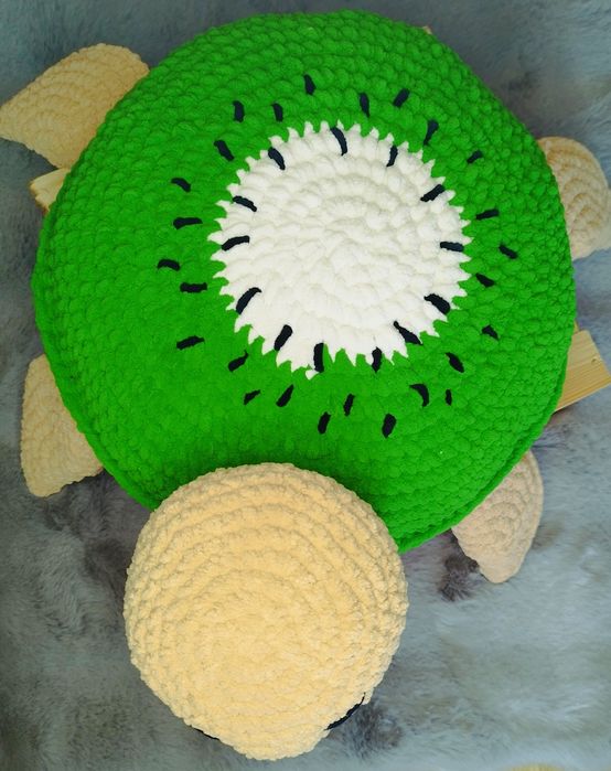 Żółw pluszak na szydełku