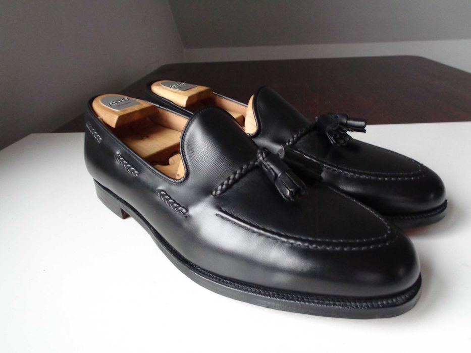 Mokasyny loafersy Crockett Jones 11/45 Loake John Lobb Nowe
