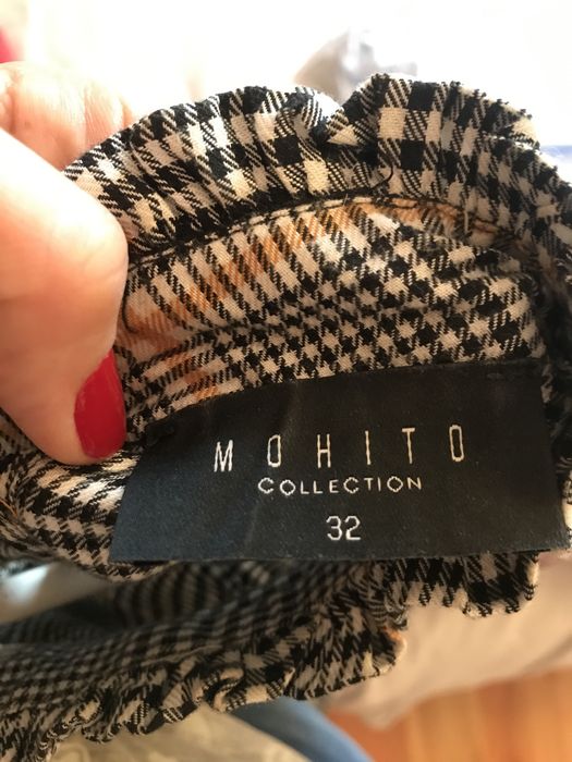 Sukienka w kratkę kratę Mohito 36/S jak nowa wiskoza